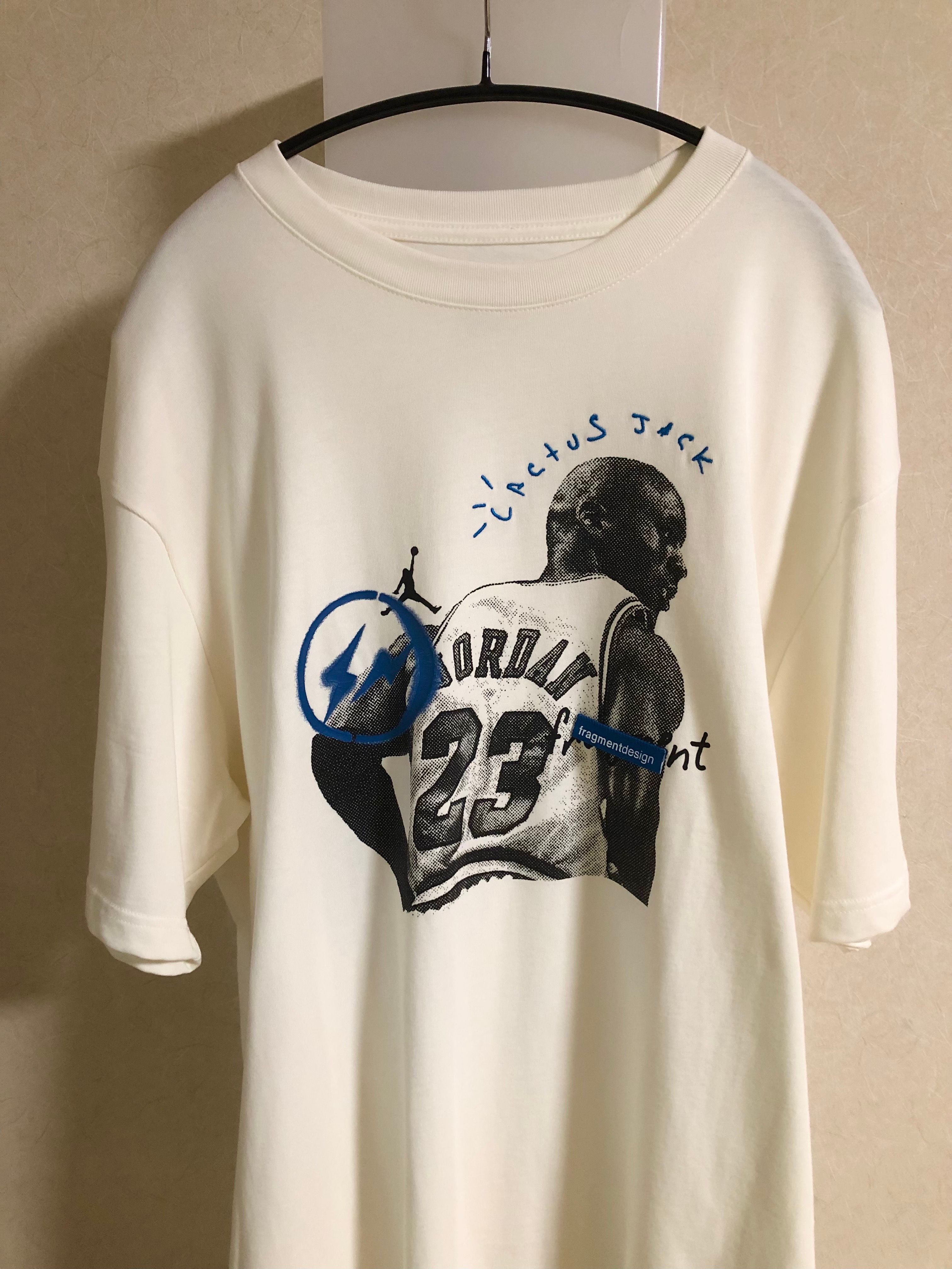 Air Jordan Travis Scott Fragment Tee "White"