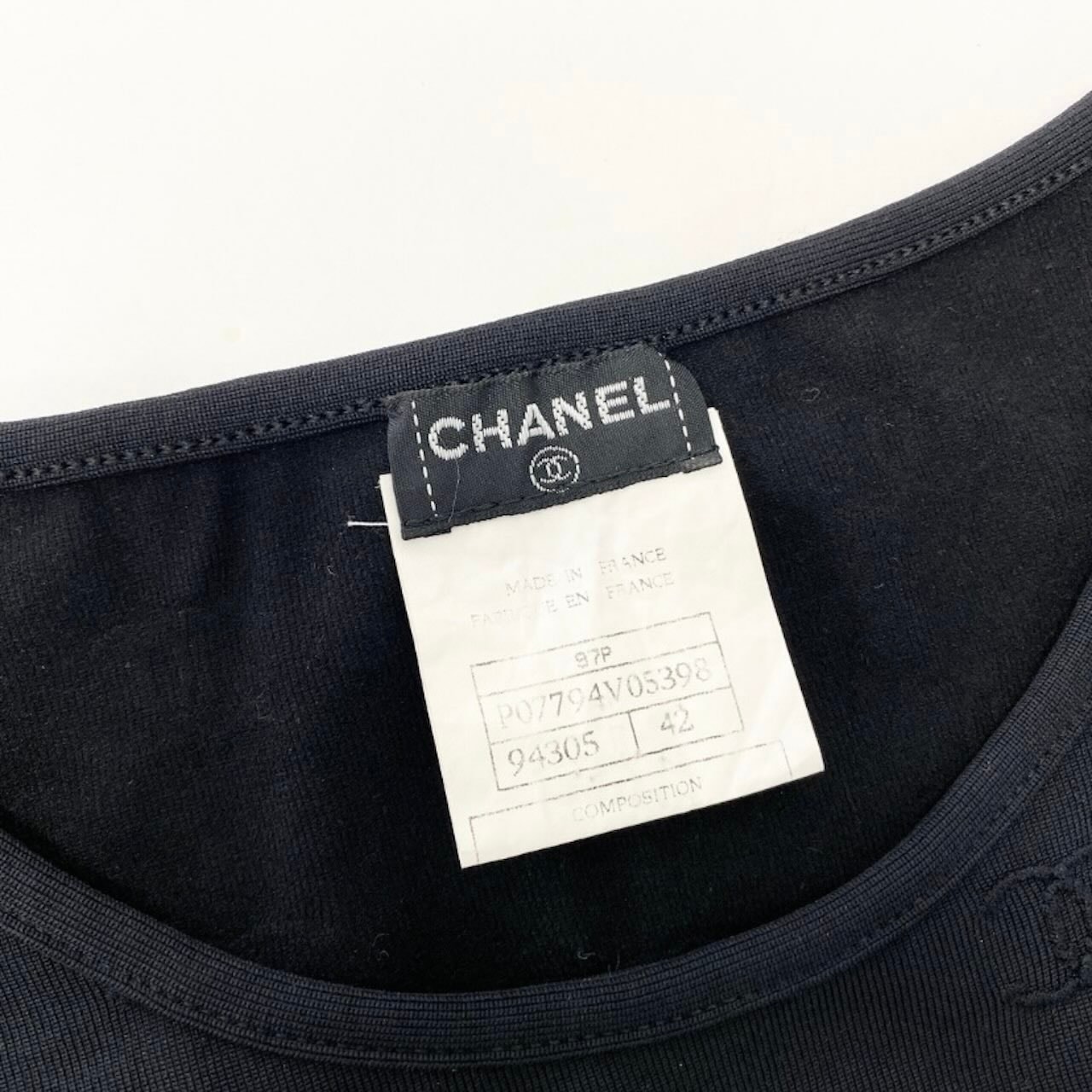 CHANEL - CHANEL P07794 97P ココマーク  チビTシャツ A (未使用に近い)】超美品 CHANEL シャネル ヴィンテージ 97P 1997SS