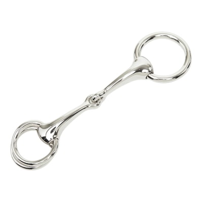 エルメス モール カレ用 馬具 ハミモチーフ スカーフリング ビジュー ファンタジー シルバー メタル レディース HERMES 中古