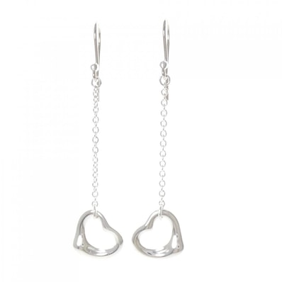 ティファニー オープンハート ドロップ ピアス