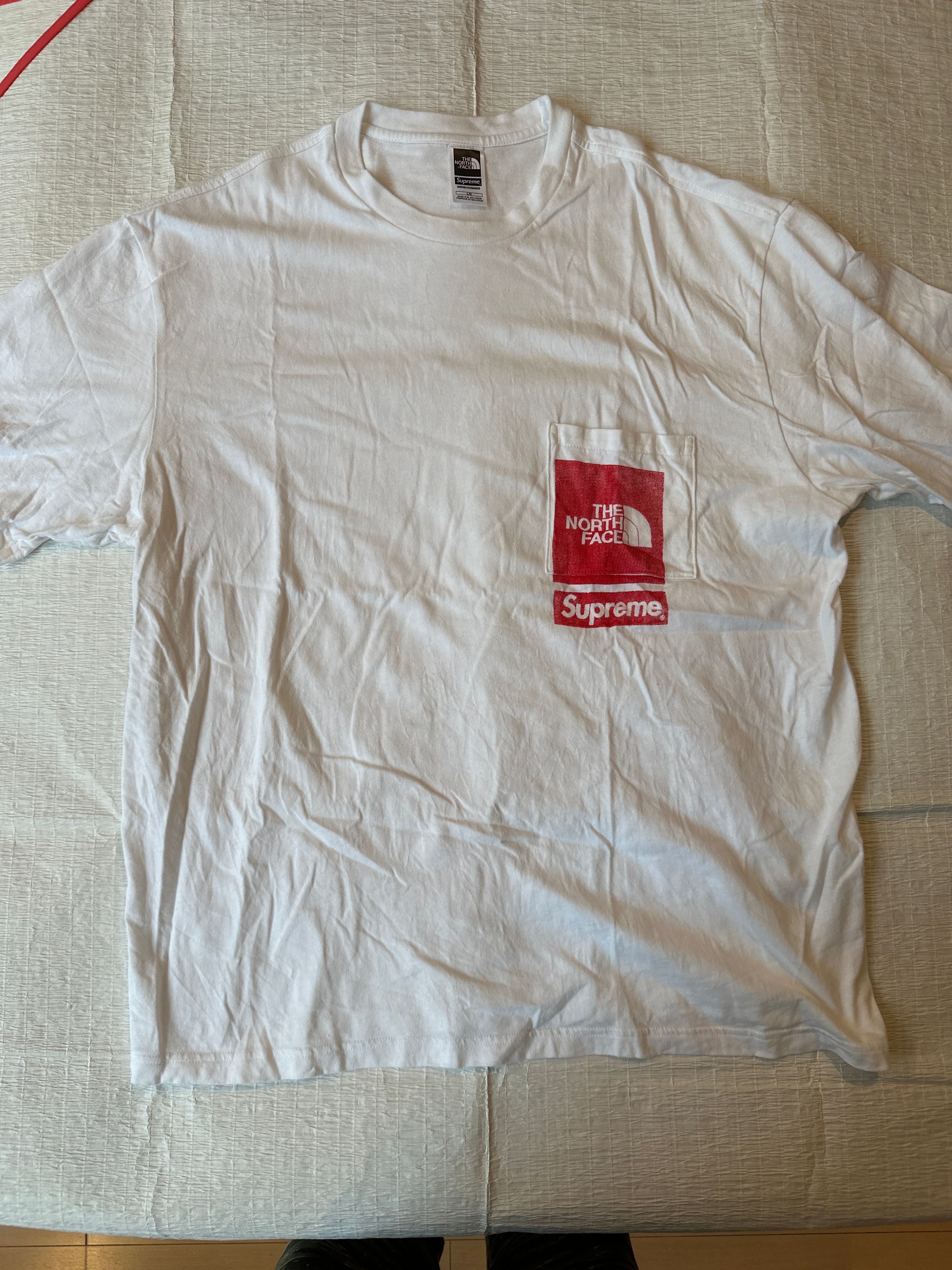 Supreme x The North Face Printed Pocket Tee "White"