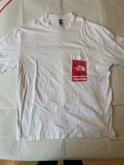 Supreme x The North Face Printed Pocket Tee "White"