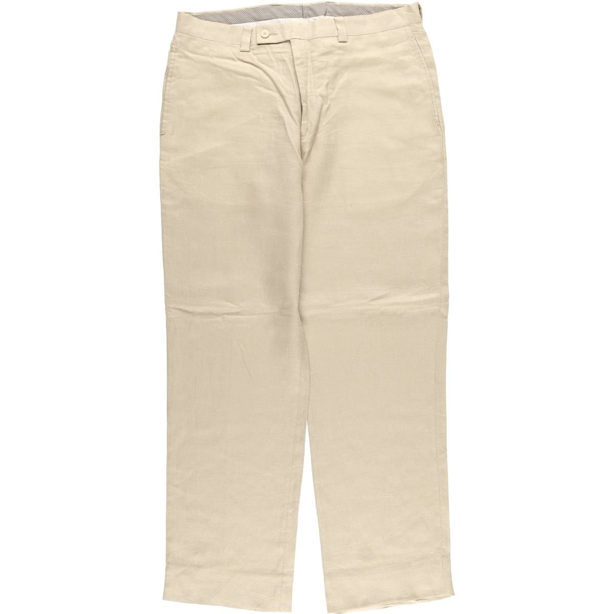 古着 00年代~ カルバンクライン Calvin klein リネンパンツ スラックス メンズw35相当/eaa567265