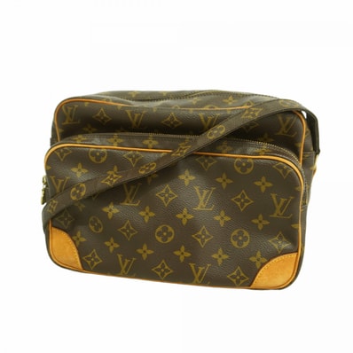 【6dd4467-h】ルイヴィトン ショルダーバッグ モノグラム ナイル M45244 ブラウン【中古】レディース