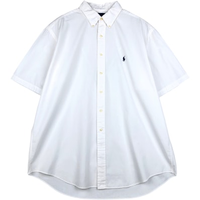 古着 ラルフローレン Ralph Lauren YARMOUTH 半袖 ボタンダウンシャツ メンズXL相当/eaa648003