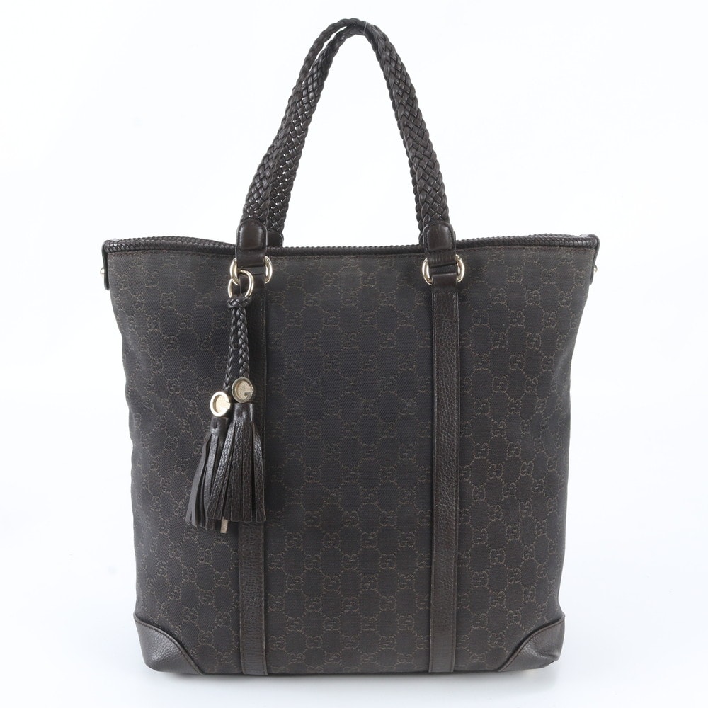 ■美品 グッチ GGキャンバス 336660 トート バッグ