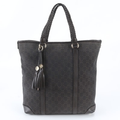 ■美品 グッチ GGキャンバス 336660 トート バッグ