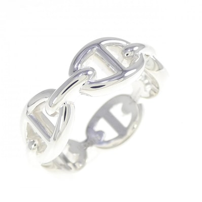 Hermes Chaine D'ancre Enchainee Ring PM "Silver"