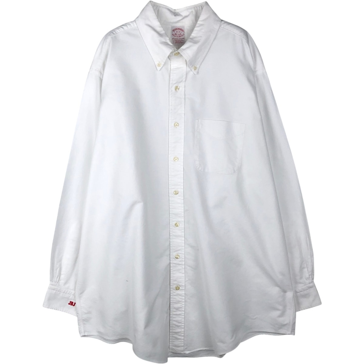 古着 ブルックスブラザーズ Brooks Brothers Est.1818 長袖 ボタンダウンシャツ USA製 メンズXXL相当/eaa642862