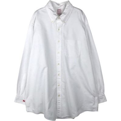 古着 ブルックスブラザーズ Brooks Brothers Est.1818 長袖 ボタンダウンシャツ USA製 メンズXXL相当/eaa642862