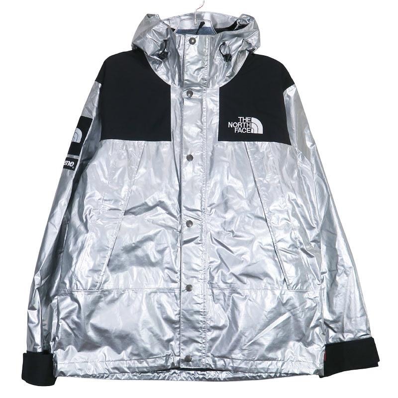 Supreme x The North Face Metallic Mountain Parka "Silver"