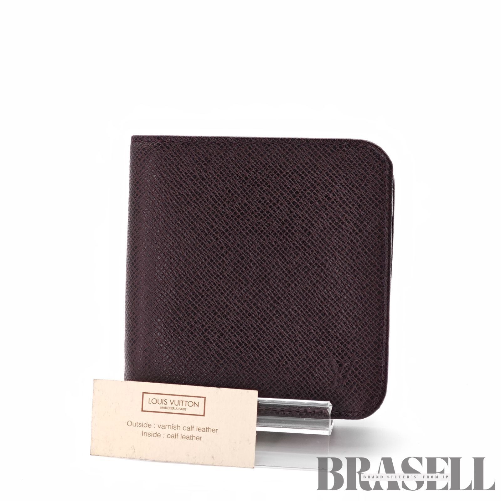LOUIS VUITTON ルイ・ヴィトン 二つ折り財布 Leather レディース