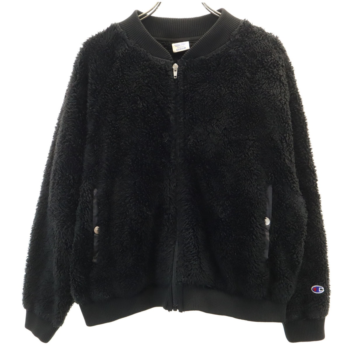 Champion チャンピオン フリースジャケット M ブラック