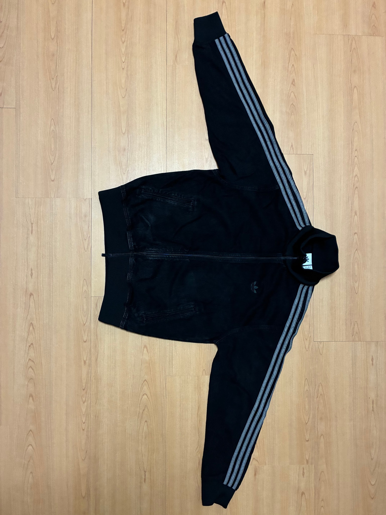 adidas Adicolor Denim Firebird Track Top "True Black Denim"