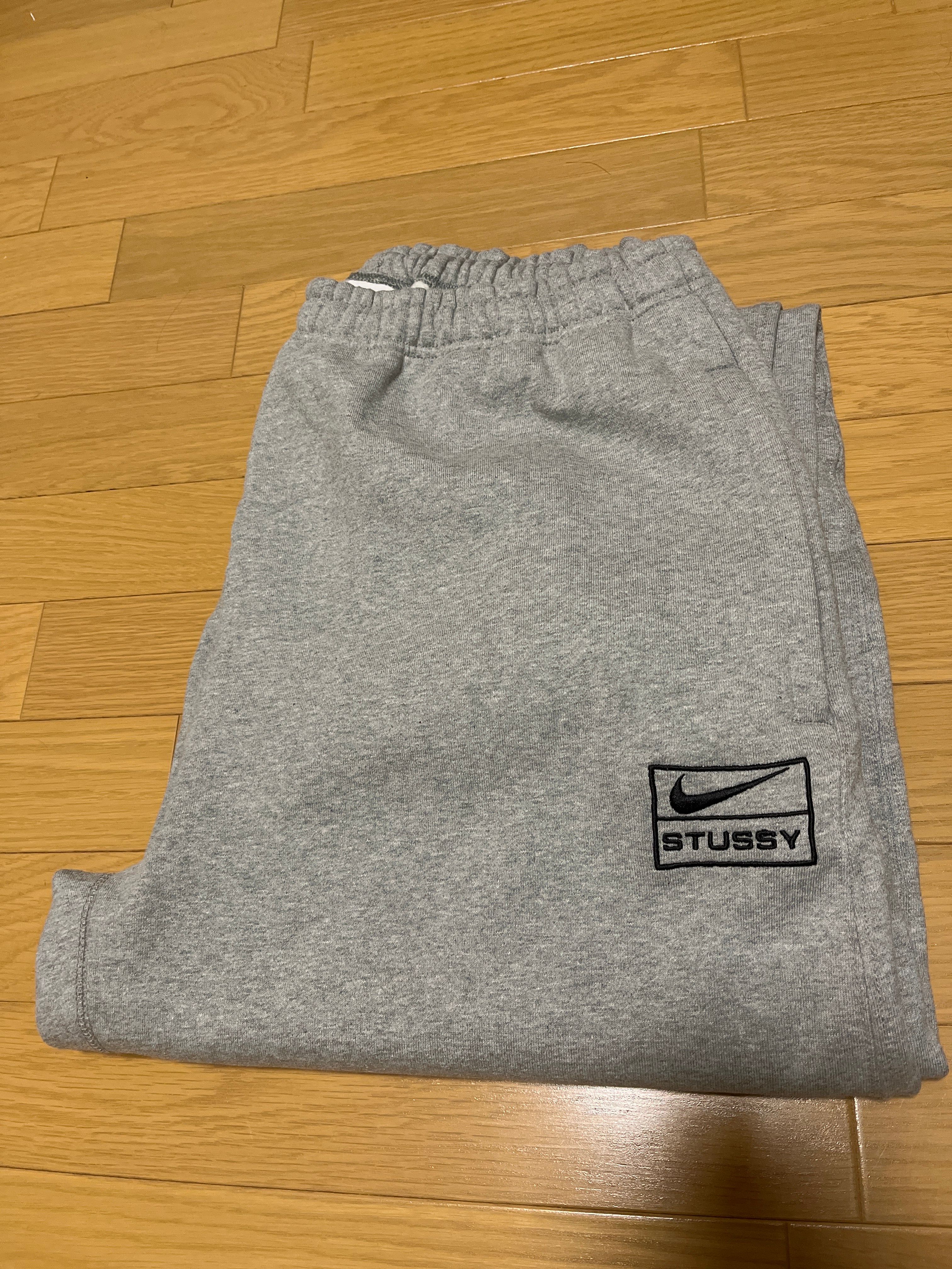 Stussy x Nike Fleece Pants (US Size) "Grey" DO9340-063