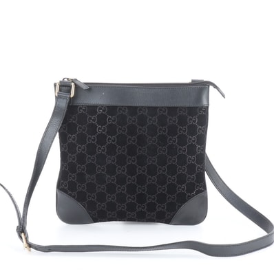 ■美品 グッチ GGスエード 272396 ショルダーバッグ レザー