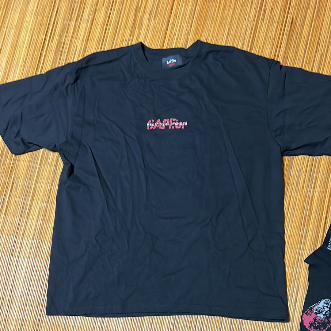 SAPEur x MASATOSHI HAMADA Coralpink S/S Tee "Black"