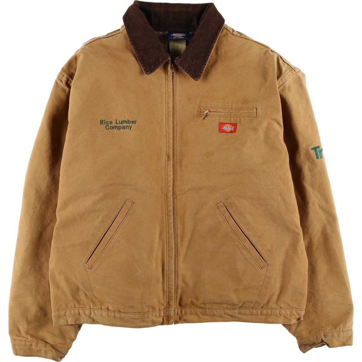 古着 ディッキーズ Dickies デトロイトジャケットタイプ 中綿入り ダックワークジャケット メンズXXL相当/eaa614800