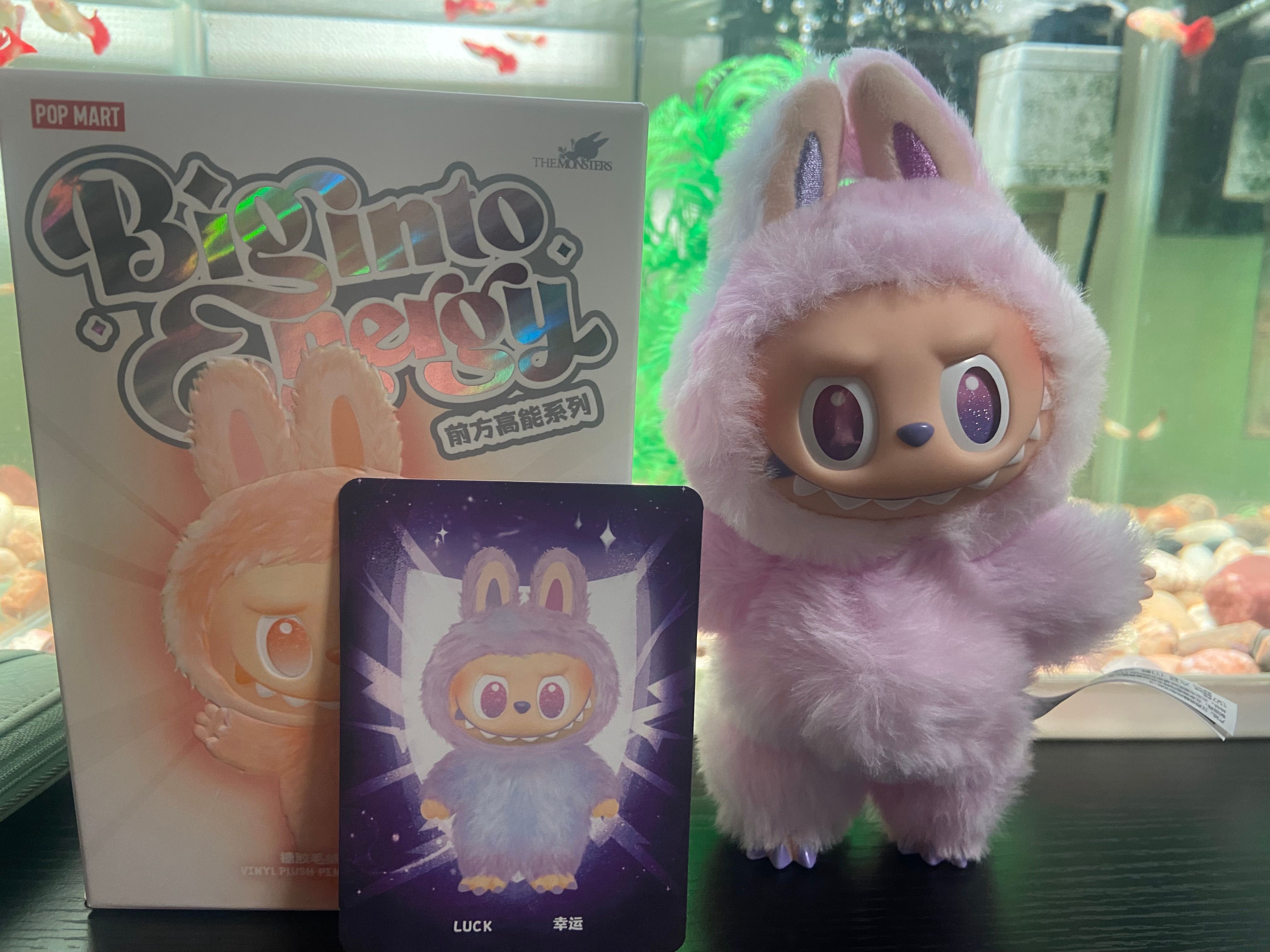 POP MART THE MONSTERS (LABUBU) Big into Energy Series Plush Pendant LUCK