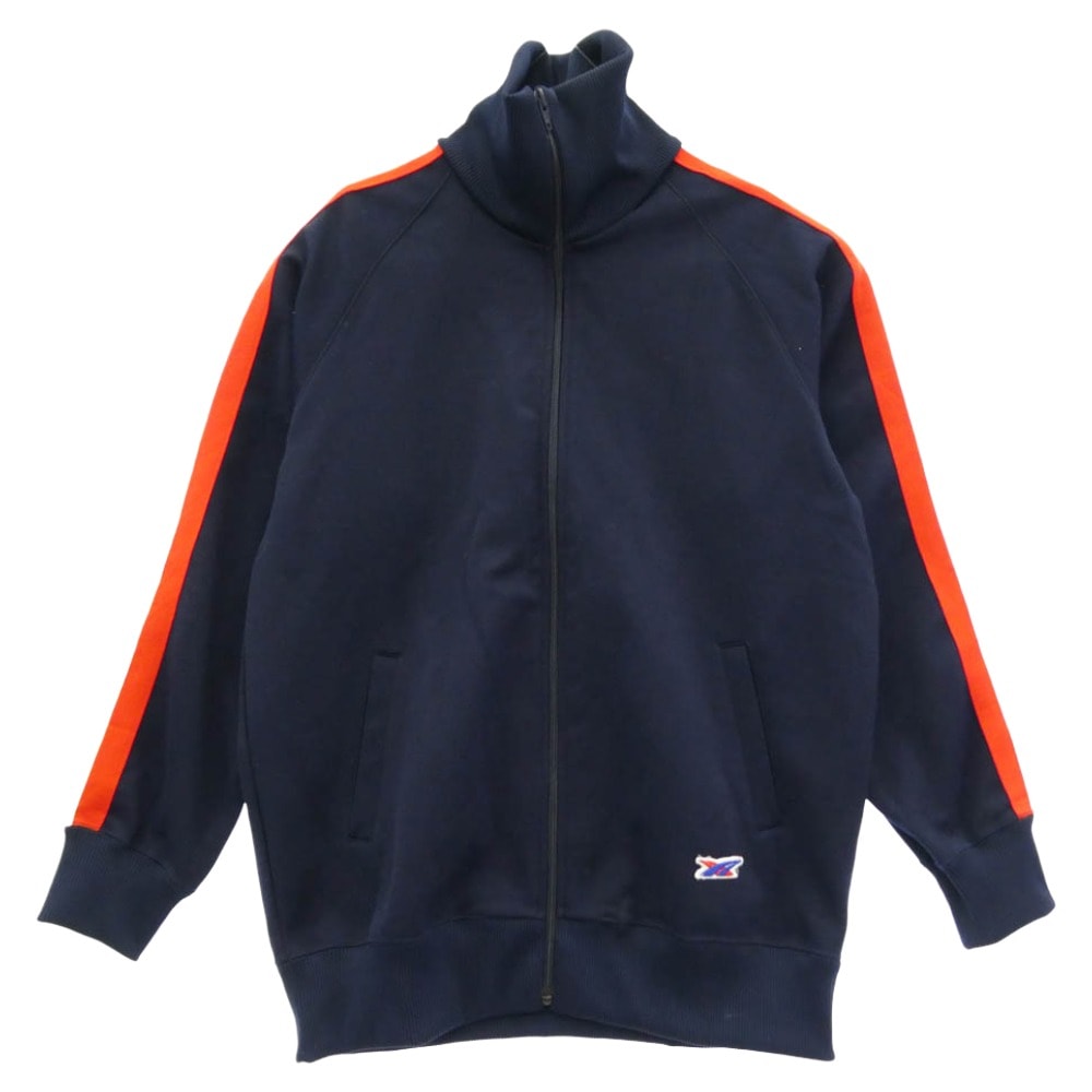 ONITSUKA TIGER オニツカタイガー ジャケット 70s トラック ジャケット ジャージー トップ ネイビー系 L【中古】
