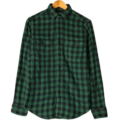 古着 ラルフローレン Ralph Lauren POLO RALPH LAUREN バッファローチェック 長袖 フランネルチェックシャツ メンズS相当/eaa598328