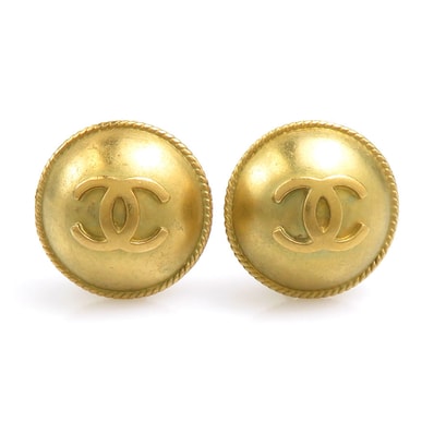 シャネル CHANEL イヤリング ココマーク メタル ゴールド レディース【中古】 e62072k