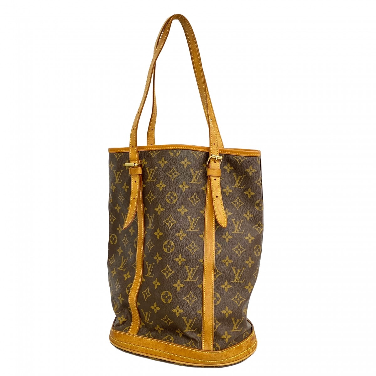 【6dc3016】ルイヴィトン トートバッグ モノグラム バケットGM M42236 ブラウン【中古】レディース