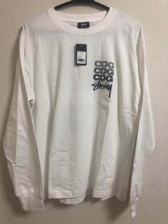 CDG×STUSSY ロングTシャツ