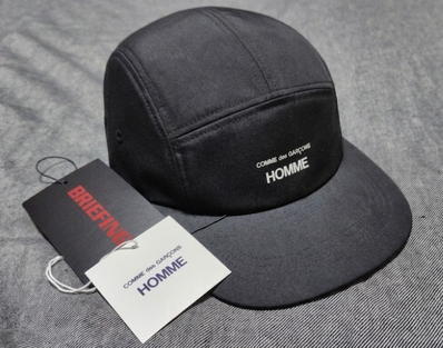 COMME des GARCONS HOMME Nylon Weather Cap Briefing "Black"