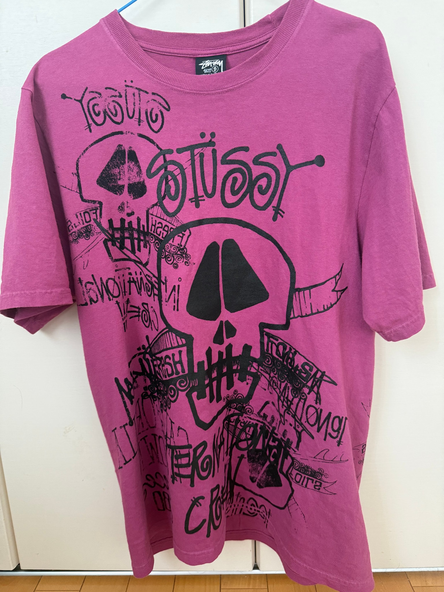 Stussy SKULLS TEE PIGMENT DYED