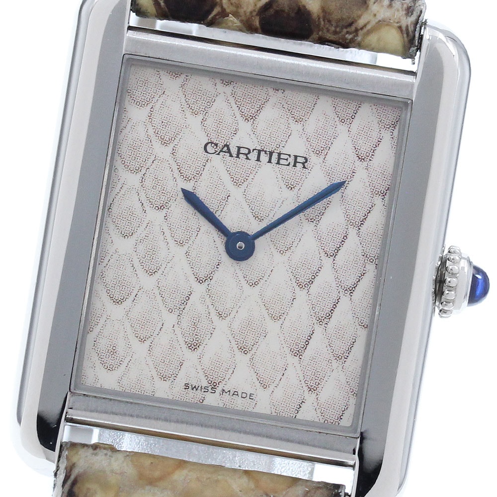 ☆良品 カルティエ タンクソロSM W5200020 レディース 【中古】