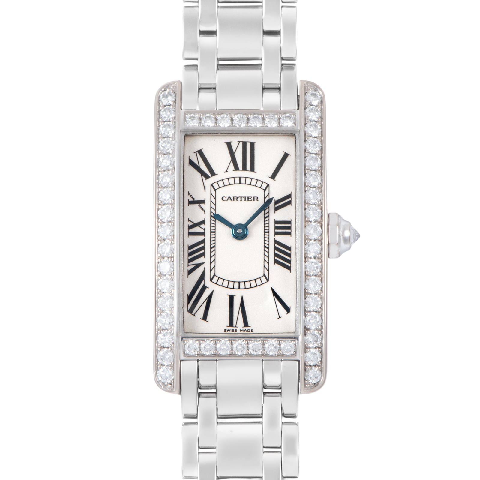 CARTIER カルティエ タンクアメリカンSM WB7073L1 K18WG【中古】