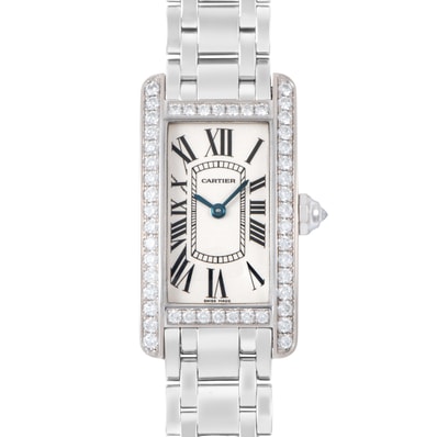 CARTIER カルティエ タンクアメリカンSM WB7073L1 K18WG【中古】