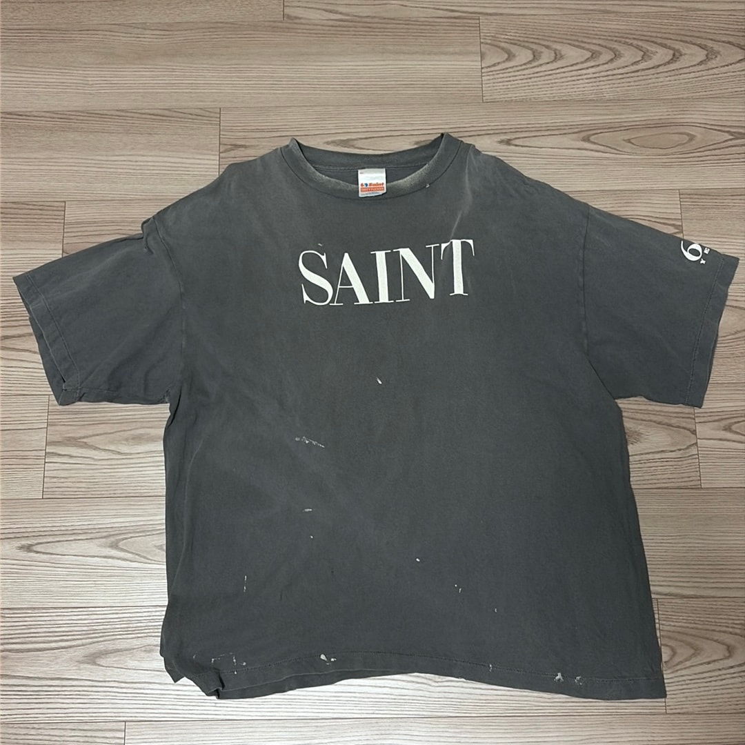 SAINT Mxxxxxx SS T-Shirt Saint 666 "Black"