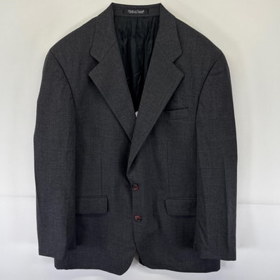 古着 90's/90年代 チャップスラルフローレン CHAPS RALPHLAUREN テーラードジャケット ブレザー スーツ 40R グレー メンズ