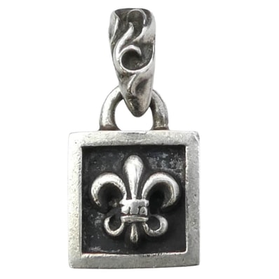 Chrome Hearts Framed BS Fleur Charm "Silver"