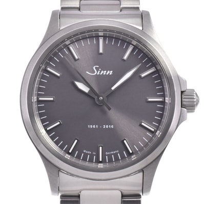 ジン Sinn 556.JUB 556 1,000本限定モデル チャコールグレー 自動巻き メンズ 美品 箱付き 腕時計 J#148064