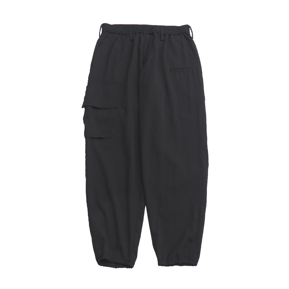 ■美品■Yohji Yamamoto ヨウジヤマモト REGULATION MEN パンツ サイズ2 ウールギャバジン ドローストリングパンツ ブランド古着【中古】20260901/RB0684