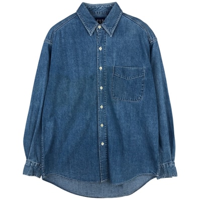古着 90年代 ギャップ GAP オールドギャップ 長袖 デニムシャツ メンズM相当 ヴィンテージ/eaa646650