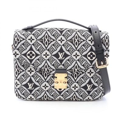 ルイ・ヴィトン LOUIS VUITTON ポシェット メティス MM Since 1854 2WAY ハンドバッグ バッグ キャンバス レザー モノグラム・ジャガード レディース ブラック系 / マルチカラー M57272 【中古】