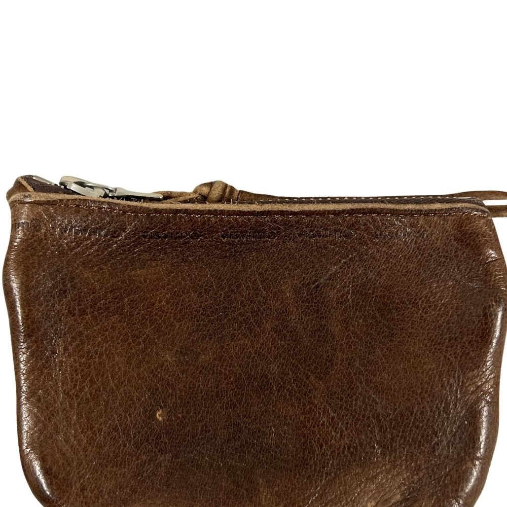 C (やや傷や汚れあり)】VISVIM ビズビム LEATHER WALLET レザーコイン