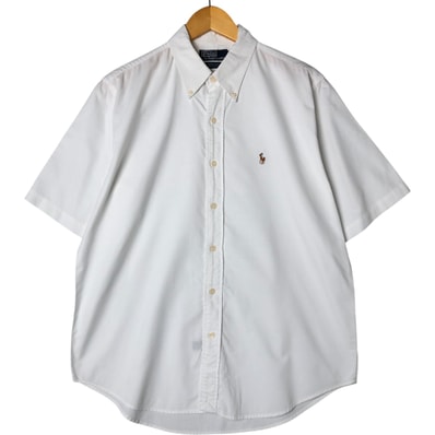 古着 ラルフローレン Ralph Lauren POLO by Ralph Lauren MARLOWE 半袖 ボタンダウンシャツ メンズL相当/eaa557773