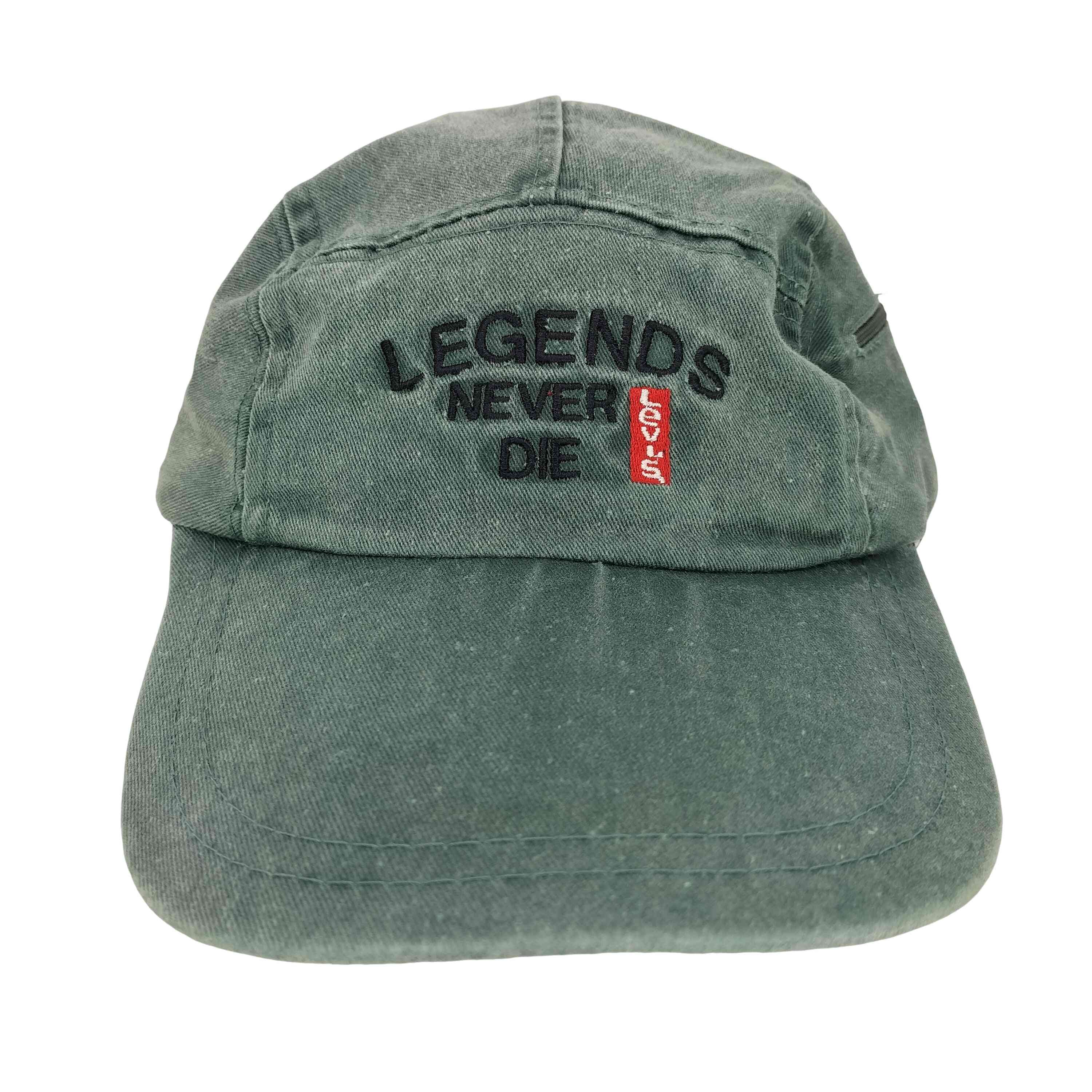 90-00S LEGENDS NEVER DIE オーバーダイ パケポケット キャンプキャップ【1141928147565】