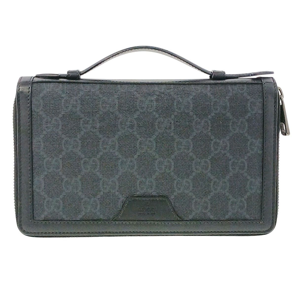 GUCCI GG Supreme Travel Document Case "Black"