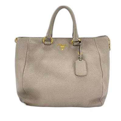 プラダ PRADA ヴィッテロダイノ 2WAY トートバッグ レザー【中古】