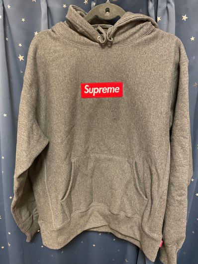 Supreme Box Logo Hooded Sweatshirt "Charcoal" (21FW)