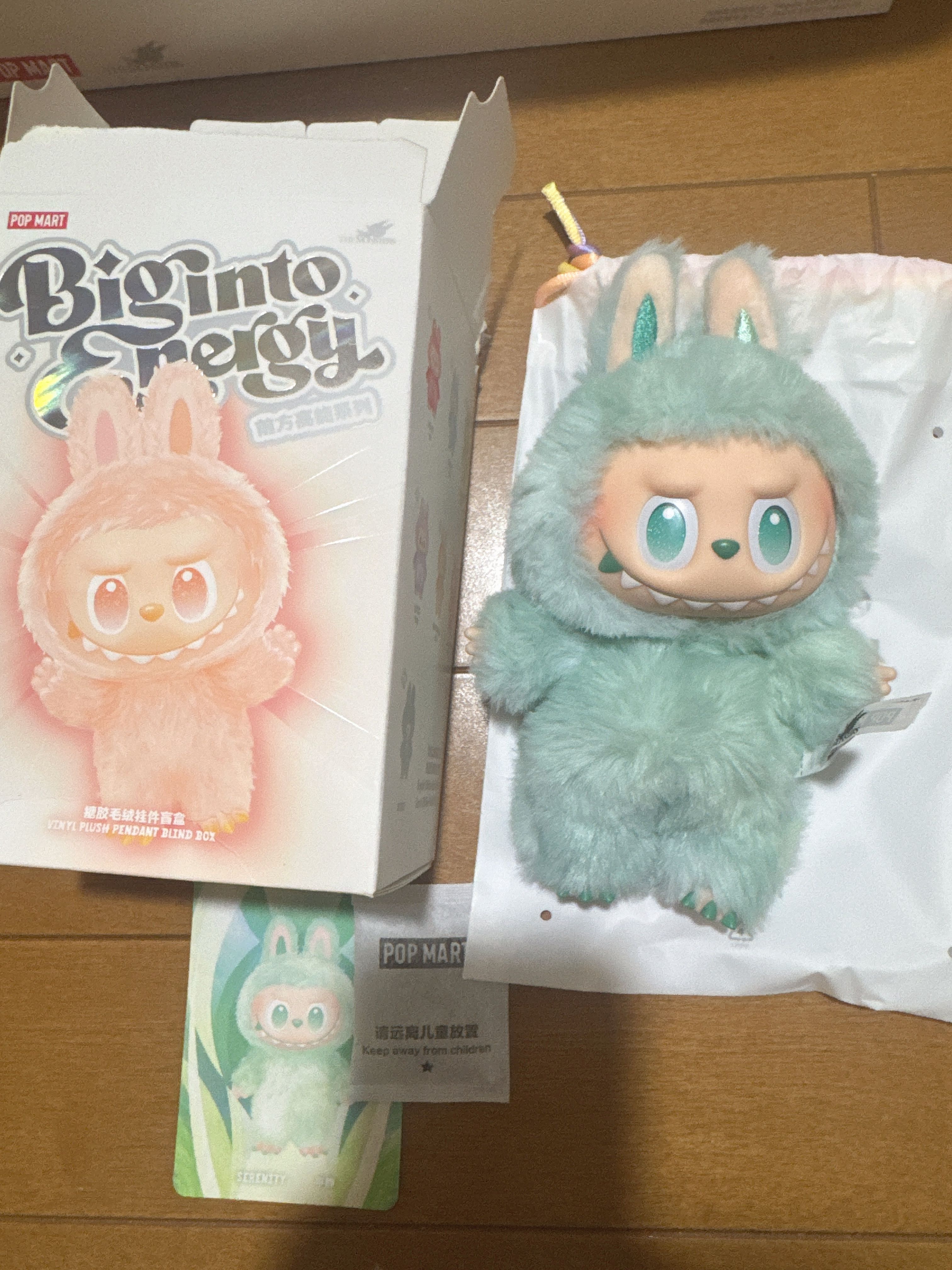 POP MART THE MONSTERS (LABUBU) Big into Energy Series Plush Pendant SERENITY