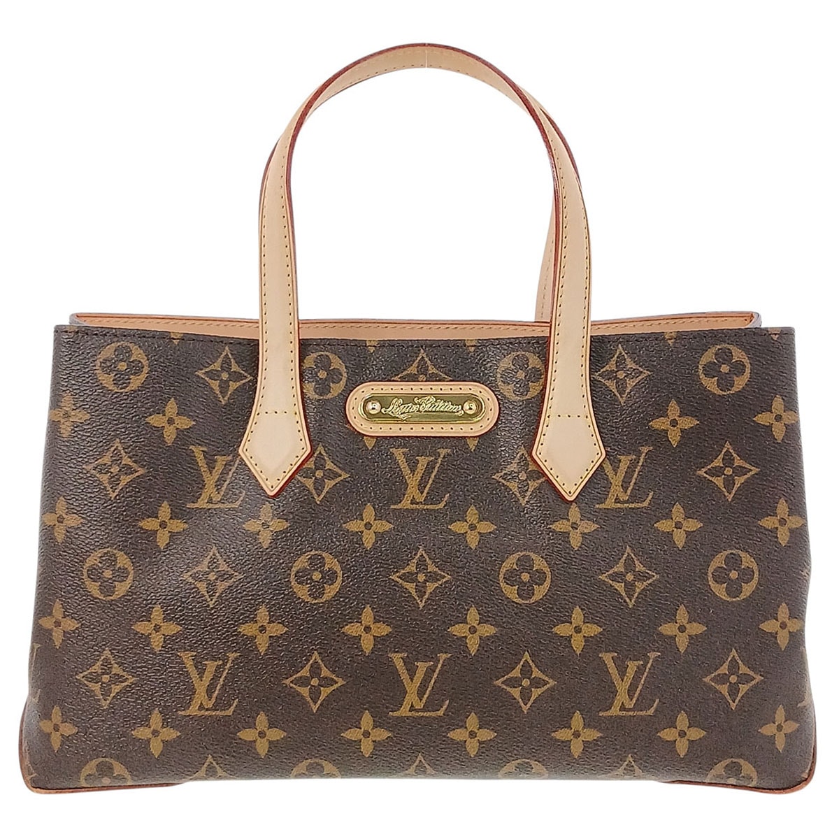 LOUIS VUITTON ルイ・ヴィトン ウィルシャーPM ハンドバッグ M45643 モノグラム ブラウン  レディース【中古】