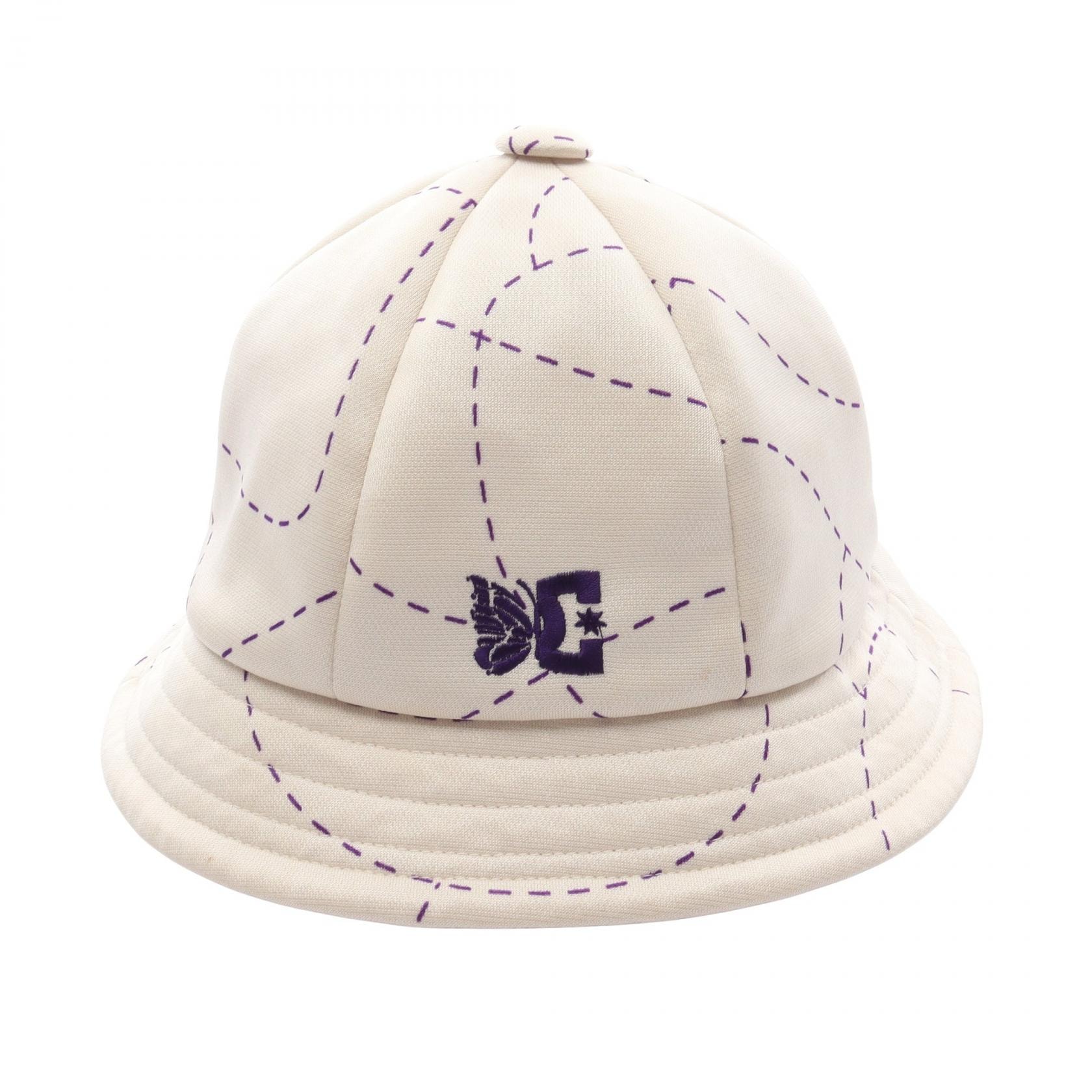 ニードルス Needles NEEDLES × DC SHOES Bermuda 帽子 ポリエステル メンズ アイボリー系 / パープル系 【中古】