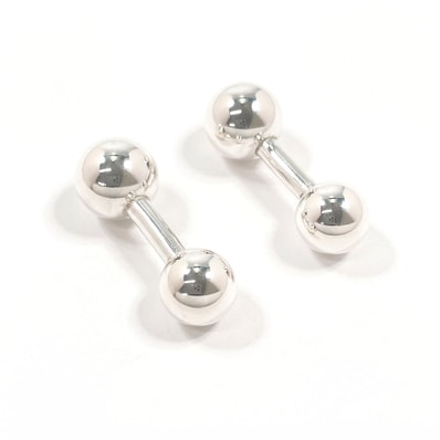 ティファニー カフス ハードウェア ボール カフリンクス シルバー